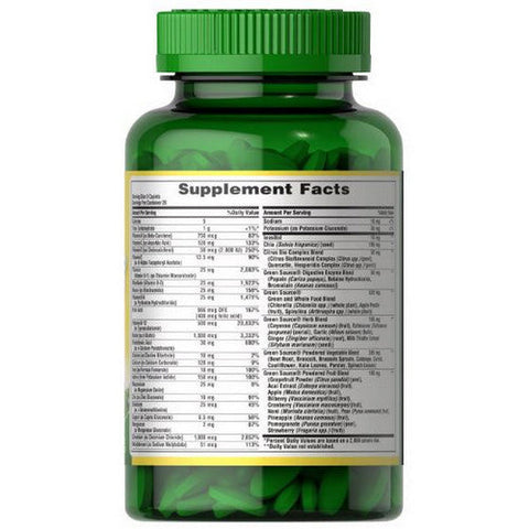 Puritan's Pride, Green Source Multivitamin & Minerals, 60 Caplets Puritan's Pride