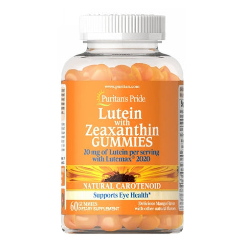 Puritan's Pride, Lutein with Zeaxanthin Gummies, 30 Rapid Release Tablets Puritan's Pride