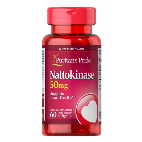 Puritan's Pride, Nattokinase, 50 mg, 60 Softgels Puritan's Pride