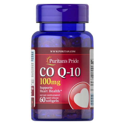 Puritan's Pride, CoQ-10, 100 mg, 60 Rapid Release Softgels Puritan's Pride