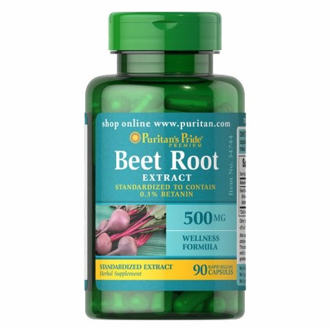 Puritan's Pride, Beet Root Extract, 500 mg, 90 Rapid Release Capsules Puritan's Pride
