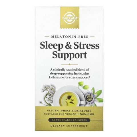Solgar, Sleep & Stress Support, 60 Caps Solgar