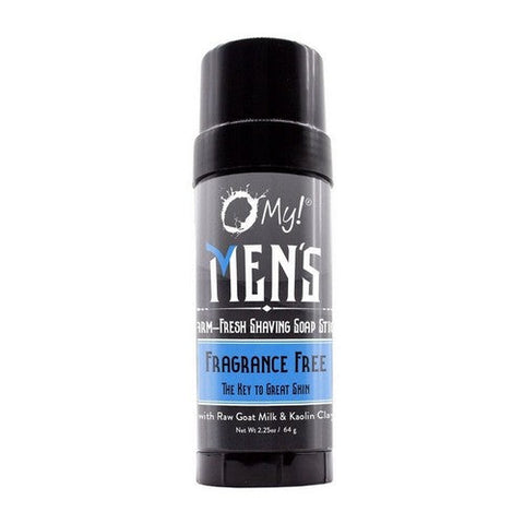 O MY!, Men'S Fragrance Free Shave Soap Stick, 2.25 Oz O MY!