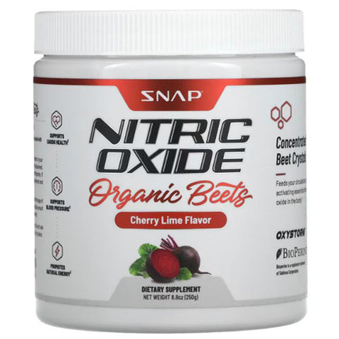 Snap Supplements, Nitric Oxide Cherry-Lime, 8.8 Oz Snap Supplements