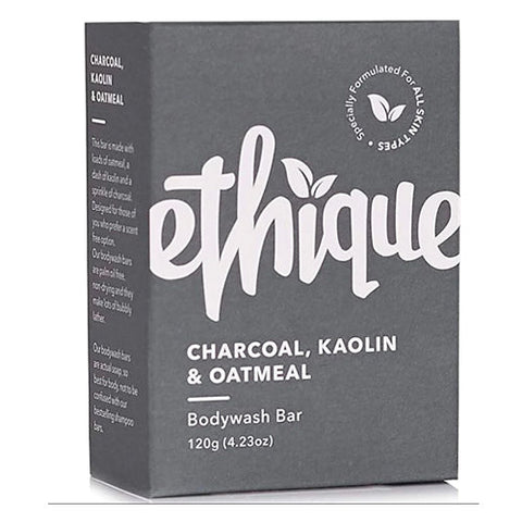 Ethique, Solid Body Wash Charcoal Kaolin & Oatmeal, 4.23 Oz Ethique