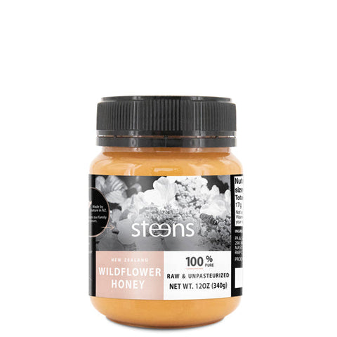 Steens, Raw Wildflower Honey, 12 Oz Steens