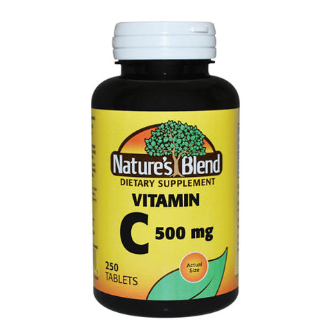 Nature's Blend, Vitamin C, 500 mg, 250 Tabs Nature's Blend