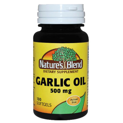 Nature's Blend, Garlic, 500 mg, 100 Softgels Nature's Blend