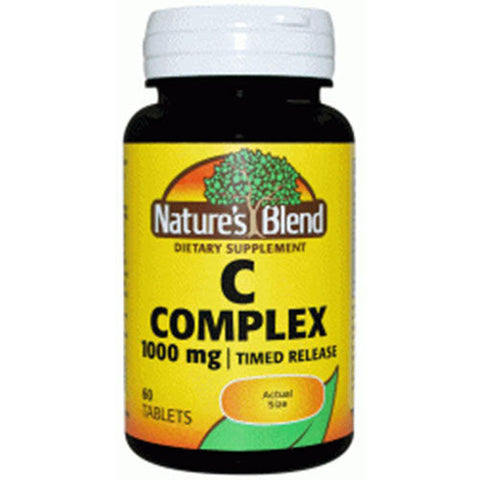 Nature's Blend, Vitamin C Complex, 1000 mg, 60 Timed Release Tablet Nature's Blend