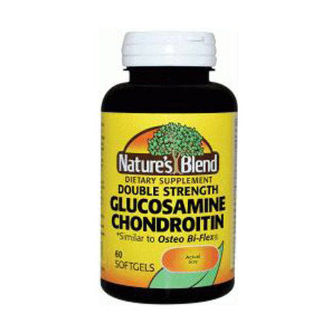 Nature's Blend, Glucosamine / Chondroitin Double Strength, 60 Softgels Nature's Blend