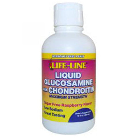 Nature's Blend, Glucosamine / Chondroitin Max Strength Raspberry Flavor Liquid, 16 oz Nature's Blend