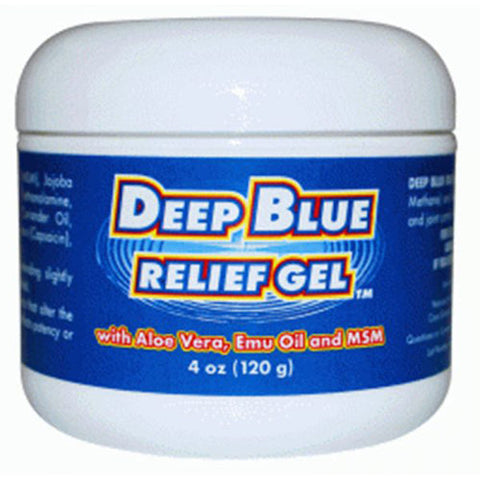 Nature's Blend, Deep Blue Relief Gel With Emu Oil, Msm, & Aloe Vera, 4 Oz Nature's Blend