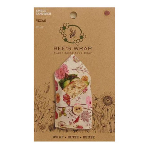 Bees Wrap, Meadow Magic Vegan Sandwich Wrap, 1 Count Bees Wrap