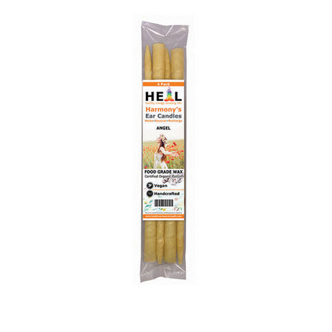 Harmony, Angel Unscented Ear Candles, 4 Count Harmony