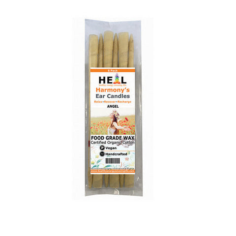 Harmony, Angel Unscented Ear Candles, 6 Count Harmony