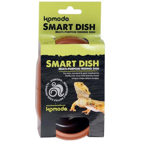 Komodo Smart Dish Multi-Purpose Feeding Dish Brown, 1 Each/5 in by Komodo