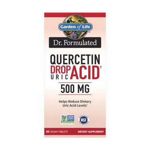Garden of Life, Dr. Formulated Quercetin Drop Uric Acid, 60 Tabs Garden of Life