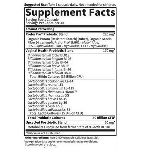 Garden of Life, Dr. Formulated Probiotics Women's pH, 50 Billion, 30 Caps Garden of Life