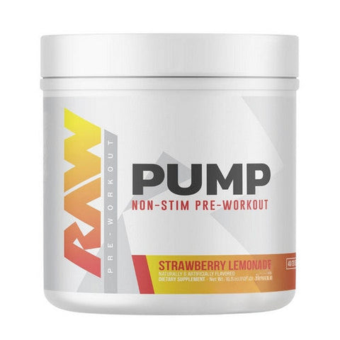 Raw Nutrition, Pump Strawberry Lemonade, 40 Servings Raw Nutrition