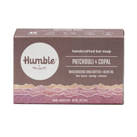 Humble Brands, Bar Soap Travel Size Patchouli & Copal, 1 Oz Humble Brands