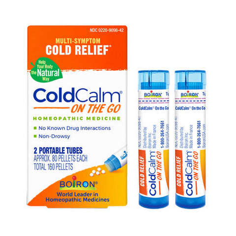 Boiron, Coldcalm On the Go Pellets, 160 Pellets Boiron