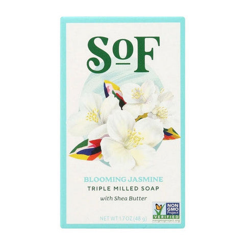 South Of France Soaps, Triple Milled Bar Soap Blooming Jasmine, 1.7 Oz South Of France Soaps