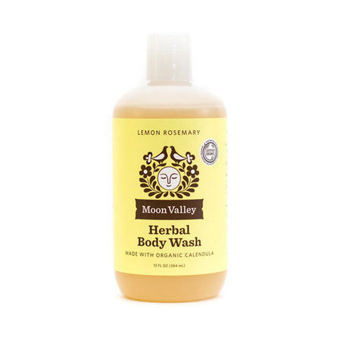 Moon Valley Organics, Herbal Body Wash Lemon Rosemary, 12.9 Oz Moon Valley Organics