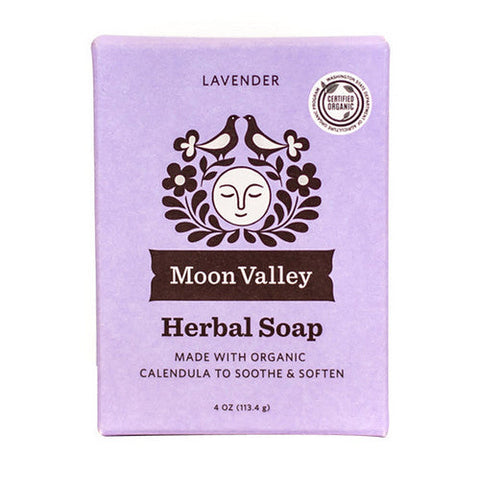 Moon Valley Organics, Herbal Soap Lavender, 4 Oz Moon Valley Organics