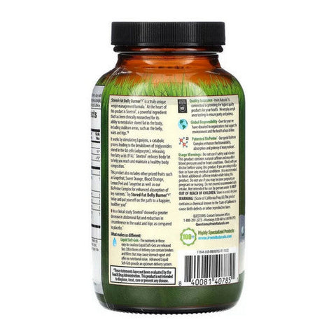 Irwin Naturals, Stored Fat Belly Burner, 100 Softgels Irwin Naturals