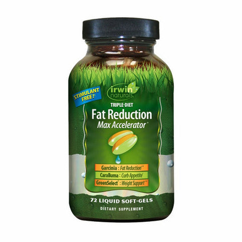 Irwin Naturals, Triple-Diet Fat Reduction Max Accelerator, 72 Softgels Irwin Naturals