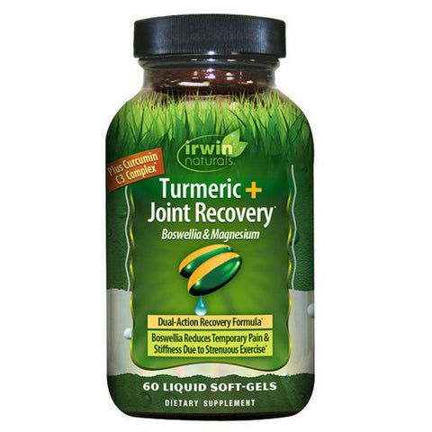 Irwin Naturals, Turmeric + Joint Recovery Boswellia And Magnesium, 60 Softgels Irwin Naturals