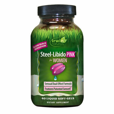 Irwin Naturals, Steel-Libido PINK for Women, 60 Softgels Irwin Naturals