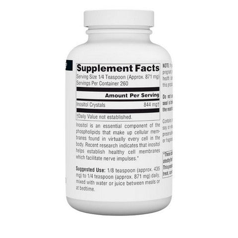 Source Naturals, Inositol, Crystals 8 Oz Source Naturals