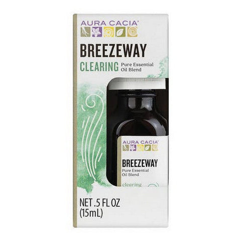 Aura Cacia, Breezeway Essential Oil Blend Boxed, 0.5 Oz Aura Cacia
