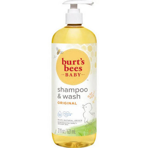 Burts Bees, Baby Bee Tear Free Shampoo And Wash with Pump, 21 Oz Burts Bees