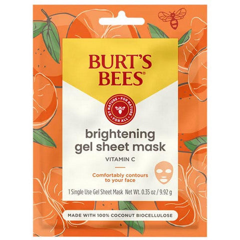 Burts Bees, Brightening Biocellulose Facial Mask, 1 Count Burts Bees