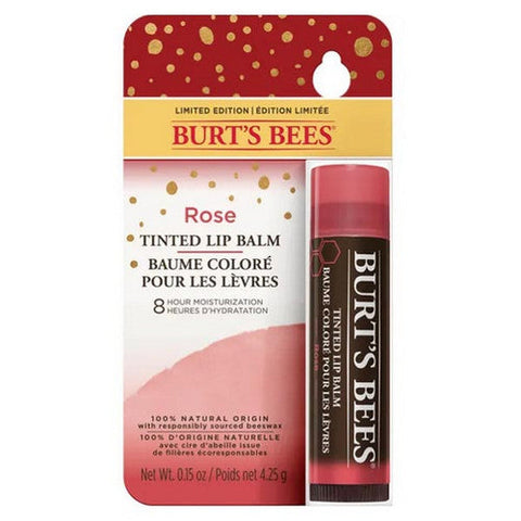 Burts Bees, Rose Tinted Lip Balm Blister Box, 0.15 Oz Burts Bees