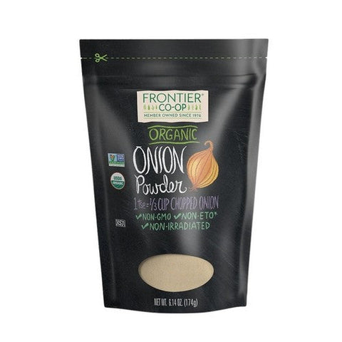 Frontier Coop, Organic Onion Powder White, 6.14 Oz Frontier Coop