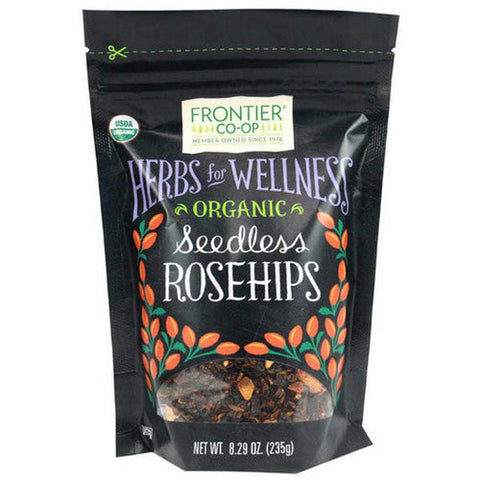 Frontier Coop, Organic Seedless Rosehips Cut And Sifted, 8.29 Oz Frontier Coop