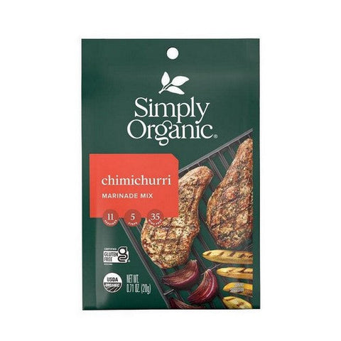 Simply Organic, Organic Chimichurri Marinade Mix, 0.71 Oz Simply Organic