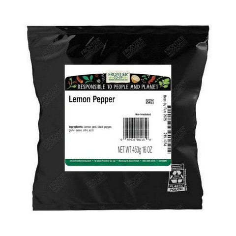 Frontier Coop, Lemon Pepper Seasoning, 1 Lb Frontier Coop