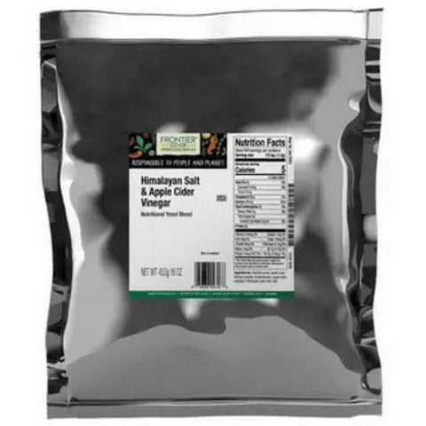 Frontier Coop, Frontier Co-op Himalayan Salt & Apple Cider Vinegar Nutritional Yeast Blend, 1 Lb Frontier Coop