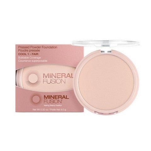 Mineral Fusion, Pressed Powder Foundation Cool 2 Light, 0.32 Oz Mineral Fusion