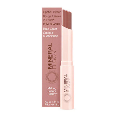Mineral Fusion, Pomegranate Lipstick Butter, 0.06 Oz Mineral Fusion