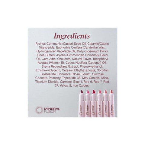 Mineral Fusion, Glow Sheer Moist Lip Tint, 0.10 Oz Mineral Fusion