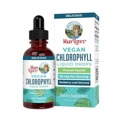 MaryRuth's, Vegan Chlorophyll Liquid Drops Peppermint, 50 Mg, 2 Oz MaryRuth's