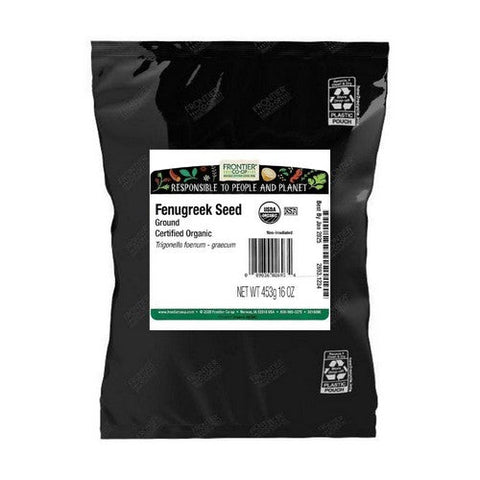 Frontier Coop, Organic Fenugreek Seed Ground, 1 Lb