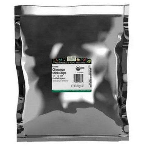 Frontier Coop, Organic Korintje Cinnamon Stick Chips 1/4", 1 Lb Frontier Coop