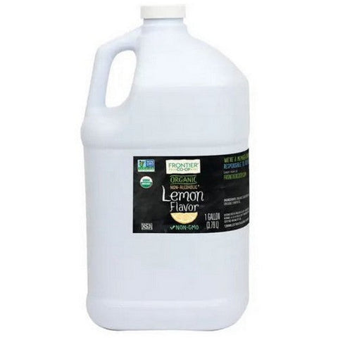 Frontier Coop, Organic Lemon Flavor, 1 Gallon Frontier Coop