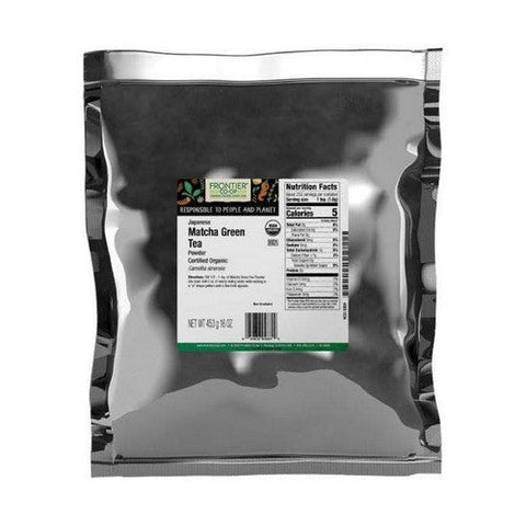 Frontier Coop, Organic Japanese Matcha Green Tea Powder, 1 Lb Frontier Coop